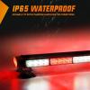imageNilight 295quot Roof Top Strobe Lights 56LED Hazard Light Emergency Safety Warning LED Flashing Bar Magnetic Mount 12V 24V Cars Trucks Tractors Snow Plows Construction VehiclesRed Mix White