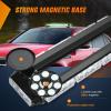 imageNilight 295quot Roof Top Strobe Lights 56LED Hazard Light Emergency Safety Warning LED Flashing Light Bar Magnetic Mount 12V 24V Cars Trucks Tractors Snow Plows Construction VehiclesGreen Mix White