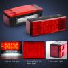 imageNilight 2PCS 12V LED Submersible Low Profile Rectangular Trailer Lights with 1PC Red 9 LED ID Bar Marker Tail Identification Light for Truck RV Car Bus Trailer Van Caravan Boat 2 Years Warranty