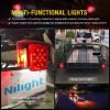 imageNilight 2PCS 12V LED Submersible Low Profile Square Trailer Lights with 1PC Red 9 LED ID Bar Marker Tail Identification Light for Truck RV Car Bus Trailer Van Caravan Boat 2 Years Warranty