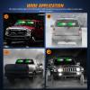 imageNilight 40LED Purple White Emergency Strobe Traffic Advisor Light Bar with Suction Cups Dash Safety Warning Hazard Flashing Lights Interior FrontRear Windshield for Trucks Construction VehiclesGreen White