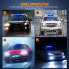 imageNilight 42 LED Roof Top Strobe Lights Hazard Emergency Safety Warning Flashing Light Bar wControl Panel Magnetic Mount 12V 24V Car Truck Tractor Snow Plow Construction VehiclesBlue