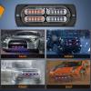 imageNilight 4PCS LED Strobe lights 12V 24V Sync Feature Amber Green 24LED Emergency Hazard Warning Lights with Controller Hard Wire or Cigarette Lighter Plug for Car Truck RVs CampersRed Blue