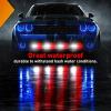 imageNilight 6LED Emergency Strobe Lights 4PCS Ultra Slim Surface Mount Hazard Caution Light bar 1224V Sync Feature Warning Flashing Light kit for Truck Car Vehicle ATV SUV UTV Purple and WhiteRed and White