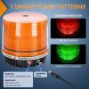 imageNilight Amber Beacon Light 12V24V Aluminum Base Flashing Safety Warning Lights Permanent ampamp Magnet Mount LED Emergency Rotating Strobe Light for Forklift Truck Tractor UTV Snow Plow 2 Years WarrantyAmber