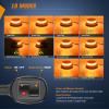 imageNilight Amber Beacon Light 12V24V Aluminum Base Flashing Safety Warning Lights Permanent ampamp Magnet Mount LED Emergency Rotating Strobe Light for Forklift Truck Tractor UTV Snow Plow 2 Years WarrantyAluminum Base
