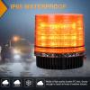 imageNilight Amber Beacon Light 12V24V Aluminum Base Flashing Safety Warning Lights Permanent ampamp Magnet Mount LED Emergency Rotating Strobe Light for Forklift Truck Tractor UTV Snow Plow 2 Years WarrantyAmber
