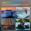 imageNilight Boat Navigation Whip Light 3FT 360 Visibility 2NM Coast Guard Compliant 400 Patterns with Remote Plugin Base LED Spiral Boats Stern Lights for Night Fishing Yacht Pontoon Accessories