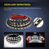 imageNilight Truck Tailgate Bar 60Inch Triple Row 504 LED Strip with 2PCS 60Inch 180 LEDs Bed Strip Kit for Cargo Pickup Truck SUV RV Boat 2 Years Warranty