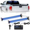 imageNilight 144LED Traffic Advisor Strobe Light Bar with Controller Amber Emergency Warning Hazard InteriorFrontRear Windshield Flashing for Cars Plow Trucks Construction VehiclesBlue