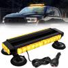 imageNilight 145quot Amber COB LED Strobe Rooftop Flashing Light Bar High Visibility Emergency Hazard Warning Beacon Lights wMagnetic Base for Safety Vehicles Trucks Pickup Cars Snowplow2 Years WarrantyAmber