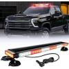imageNilight 295quot Roof Top Strobe Lights 56LED Hazard Light Emergency Safety Warning LED Flashing Light Bar Magnetic Mount 12V 24V Cars Trucks Tractors Snow Plows Construction VehiclesRed Mix White