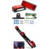 imageNilight 2PCS 12V LED Submersible Low Profile Rectangular Trailer Lights with 1PC Red 9 LED ID Bar Marker Tail Identification Light for Truck RV Car Bus Trailer Van Caravan Boat 2 Years Warranty