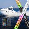 imageNilight Boat Navigation Whip Light 3FT 360 Visibility 2NM Coast Guard Compliant 400 Patterns with Remote Plugin Base LED Spiral Boats Stern Lights for Night Fishing Yacht Pontoon Accessories