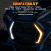 imageNilight Turn Signal Fang Lights LED Accent Street Legal Front Signature Light Compatible with Polaris RZR XP 1000 Turbo Accessories 2019 2020 2021 2022 2023Turn Signal Lights