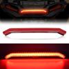imageNilight Turn Signal Fang Lights LED Accent Street Legal Front Signature Light Compatible with Polaris RZR XP 1000 Turbo Accessories 2019 2020 2021 2022 2023Center Tail LightRed Housing