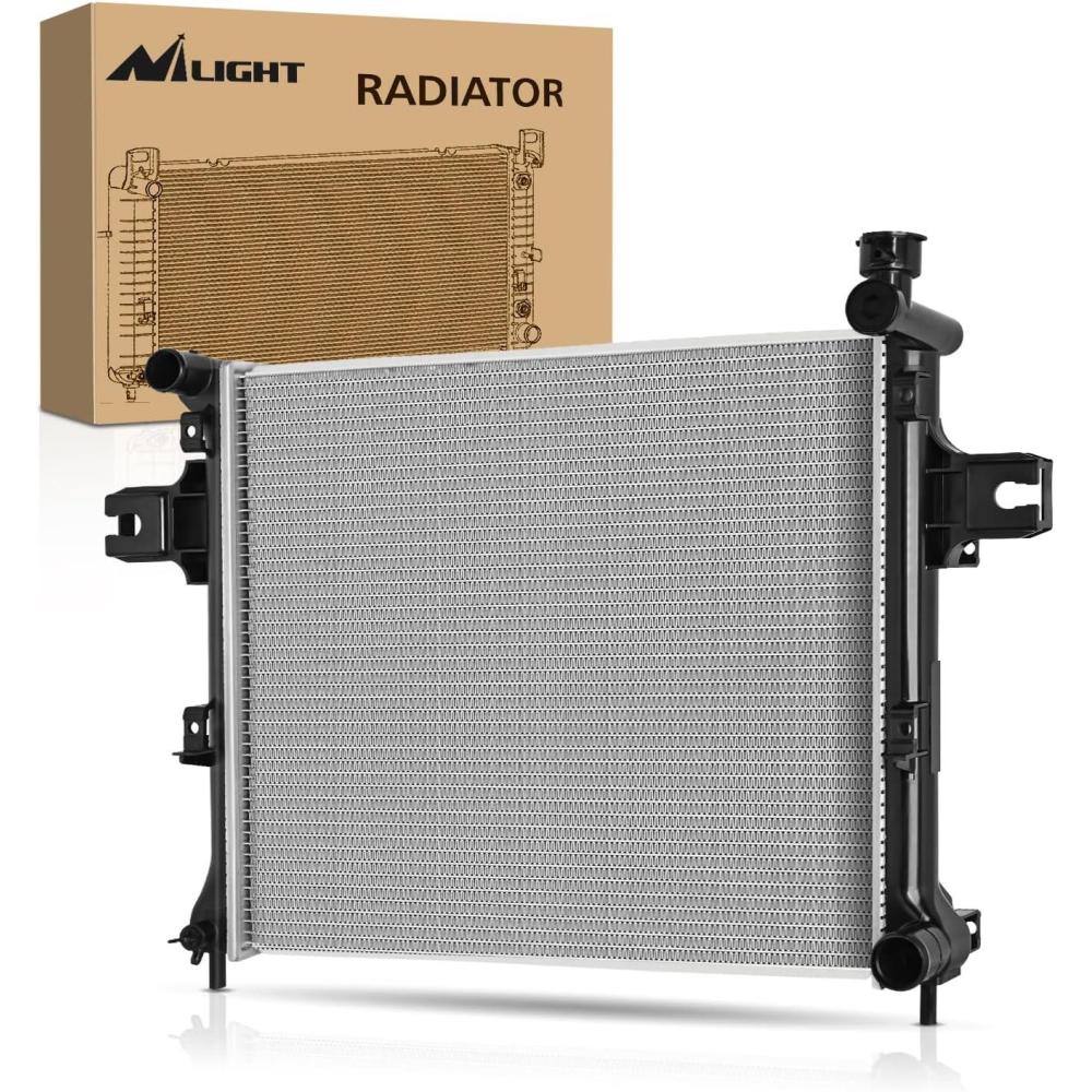 imageNilight Radiator for Jeep Liberty 37L 2002 2003 2004 2005 2006 Engine Coolant Radiator with Oil Cooler Automatic Transmission Replace 52080120AB CU2481 2481Jeep Grand Cherokee 20052010