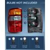 imageNilight Taillight Assembly Compatible with 2000 2001 2002 2003 2004 2005 2006 Chevy Tahoe Suburban GMC Yukon Tail Light OE Style Rear Lamp Replacement Driver and Passenger SideRedRed Border