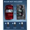 imageNilight Taillight Assembly Compatible with 2000 2001 2002 2003 2004 2005 2006 Chevy Tahoe Suburban GMC Yukon Tail Light OE Style Rear Lamp Replacement Driver and Passenger SideDark Red