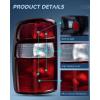 imageNilight Taillight Assembly Compatible with 2000 2001 2002 2003 2004 2005 2006 Chevy Tahoe Suburban GMC Yukon Tail Light OE Style Rear Lamp Replacement Driver and Passenger SideDark Red