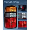 imageNilight Taillight Assembly Compatible with 2000 2001 2002 2003 2004 2005 2006 Chevy Tahoe Suburban GMC Yukon Tail Light OE Style Rear Lamp Replacement Driver and Passenger SideBlackBlack Border