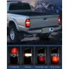 imageNilight Taillight Assembly Compatible with 2001 2002 2003 2004 Toyota Tacoma Rear Lamp Replacement OE Style Driver and Passenger SideDark RedDriver