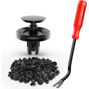 imageNilight 100PCS Front Bumper PushType Retainer Clips91503SZ3003 10mm1PC Bonus Fastener Remover for Honda and AcuraFor Toyota Lexus