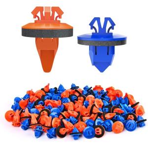 imageNilight 100Pcs Rocker Moulding Clip ampampWheel Flare Moulding Clip with Sealer Replace Toyota 7549535010 7539735010 2 Years Warranty
