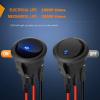 imageNilight 8PCS 12V 20A Round Blue Toggle LED Rocker Switch OnOff Control SPST 3Pins for 12V Car Truck Boat Marine OffRoad Vehicle with 24PCS Wires8Pcs Universal Switch