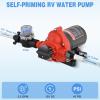imageNilight RV Water Pump 12v Camper Water Pump 55 GPM 70 PSI with Pressure Switchampamp Strainer Heavy Duty Diaphragm Pump 12 Volt DC Upgrade SelfPriming Low Noice for RV Camper Marine Yacht Caravan Trailer35GPM Water Pump