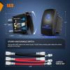 imageNilight Speaker Rocker Switch Led Light Bar 5 Pin Laser On Off SPST switches 20A12V 10A24V Blue with Jumper Wires Set for Cars Trucks Boats ATVs UTVs RVsAIR COMPRESSOR