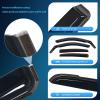 imageNilight Durable in Channel Rain Guards for Honda Civic Hatchback 2016 2017 2018 2019 2020 2021 Window Deflectors Vent Window Visors4pcs