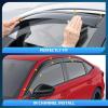 imageNilight Durable in Channel Rain Guards for Honda Civic Hatchback HB LX Sport Touring EXL 2022 2023 2024 Window Deflectors Vent Window Visors4pcsHonda Civic Hatchbac 20222024