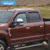 imageNilight in Channel Rain Guards for Ford F150 2004 2005 2006 2007 2008 2009 2010 2011 2012 2013 2014 Super Cab Original Window DeflectorsVent Window Visors4PCSFord F250F550 20172024