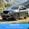 imageNilight in Channel Rain Guards for Nissan Rogue 2021 2022 2023 2024 2025 Original Window Deflectors Vent Window Visors4PCSNissan Pathfinder 20222025