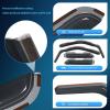 imageNilight in Channel Window Deflectors for Ford Explorer 2011 2012 2013 2014 2015 2016 2017 2018 2019 Vent Window VisorsRain Guards4PCSF150 Super Cab 20042014