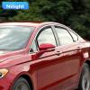 imageNilight in Channel Window Deflectors for Ford Explorer 2011 2012 2013 2014 2015 2016 2017 2018 2019 Vent Window VisorsRain Guards4PCSFord Fusion 20132020