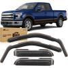 imageNilight in Channel Rain Guards for Ford F150 2004 2005 2006 2007 2008 2009 2010 2011 2012 2013 2014 Super Cab Original Window DeflectorsVent Window Visors4PCSF150 Super Cab 20042014