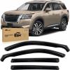 imageNilight in Channel Rain Guards for Nissan Rogue 2021 2022 2023 2024 2025 Original Window Deflectors Vent Window Visors4PCSNissan Pathfinder 20222025