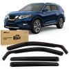 imageNilight in Channel Rain Guards for Nissan Rogue 2021 2022 2023 2024 2025 Original Window Deflectors Vent Window Visors4PCSNissan Rogue 20142020
