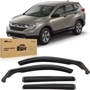imageNilight Durable in Channel Rain Guards for Honda Civic Hatchback HB LX Sport Touring EXL 2022 2023 2024 Window Deflectors Vent Window Visors4pcsHonda CRV 20172022
