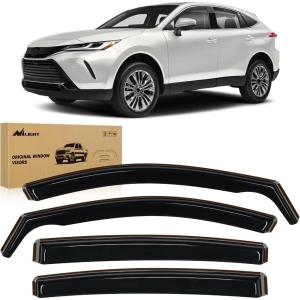 imageNilight in Channel Rain Guards for Tacoma 2005 2006 2007 2008 2009 2010 2011 2012 2013 2014 2015 Double Cab Original Window Deflectors Vent Window Visors4PCSVenza 20212024