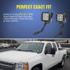 imageNilight Ditch Light Brackets Hood Hinges Mount Bracket Kit for Auxiliary Offroad LED Pods Work Lighting Compatible with Ford F150 20042014 Ford 1st Gen SVT Raptor 20102014For ChevyGMC 20072013