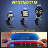 imageNilight Ditch Light Brackets Hood Hinges Mount Bracket Kit for Auxiliary Offroad LED Pods Work Lighting Compatible with Ford F150 20042014 Ford 1st Gen SVT Raptor 20102014For F150 Raptor 20152018