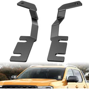 imageNilight Ditch Light Brackets Hood Hinges Mount Bracket Kit for Auxiliary Offroad LED Pods Work Lighting Compatible with Ford F150 20042014 Ford 1st Gen SVT Raptor 20102014For Ford Ranger 20192023