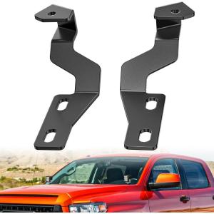 imageNilight Ditch Light Brackets Hood Hinges Mount Bracket Kit for Auxiliary Offroad LED Pods Work Lighting Compatible with Ford F150 20042014 Ford 1st Gen SVT Raptor 20102014For Toyota Tundra 20142021