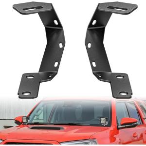 imageNilight Ditch Light Brackets Hood Hinges Mount Bracket Kit for Auxiliary Offroad LED Pods Work Lighting Compatible with Ford F150 20042014 Ford 1st Gen SVT Raptor 20102014For Toyota 20092022