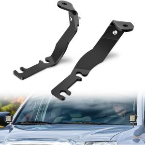 imageNilight Ditch Light Brackets Hood Hinges Mount Bracket Kit for Auxiliary Offroad LED Pods Work Lighting Compatible with Ford F150 20042014 Ford 1st Gen SVT Raptor 20102014For Toyota Tacoma 19952004