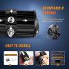 imageNilight 20Inch OffRoad LED Light Bar 420W 3 Lighting Modes WhiteAmberWhiteampampAmber Driving Fog Light Spot Flood Lights with 16AWG Wiring Harness for Truck Car ATV SUV Jeep BoatAmber with Harness