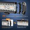 imageNilight 20Inch OffRoad LED Light Bar 420W 3 Lighting Modes WhiteAmberWhiteampampAmber Driving Fog Light Spot Flood Lights with 16AWG Wiring Harness for Truck Car ATV SUV Jeep BoatAmber White 3 Modes